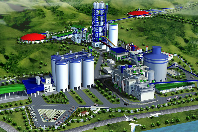 新型干法水泥生產(chǎn)線(xiàn)設(shè)計(jì)圖